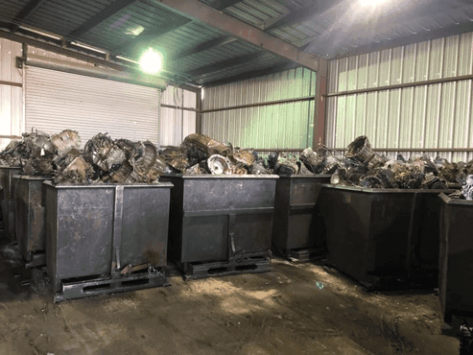 Transmission cores organized at JP's Hutchins facility